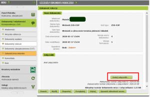 wniosek o odroczenie terminu płatności