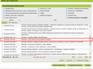 wniosek o odroczenie terminu płatności 