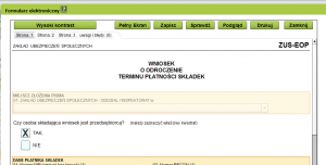 wniosek o odroczenie terminu płatności 